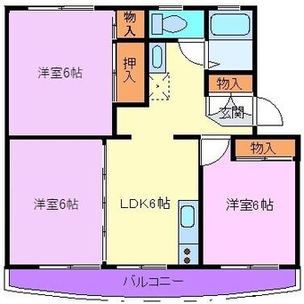 間取図 セゾンフェリーチェ