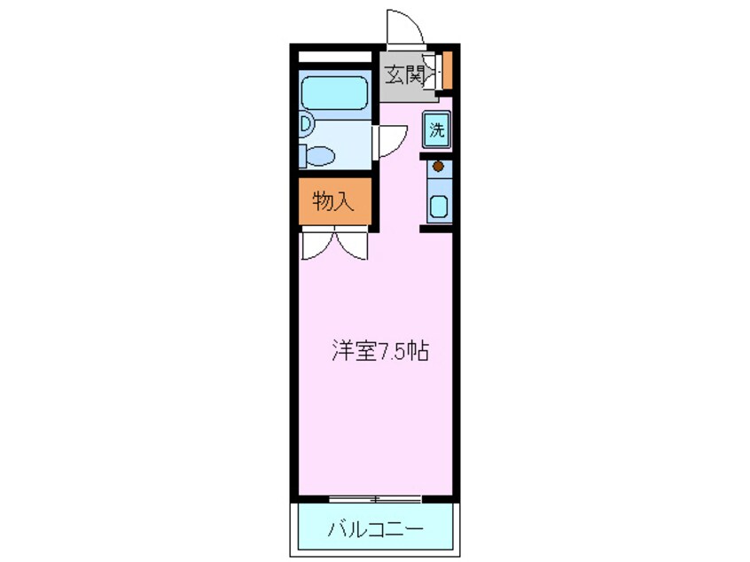 間取図 サンコート塩川2