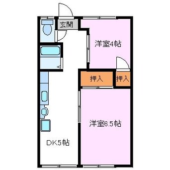 間取図 旭ヶ丘ハイツ