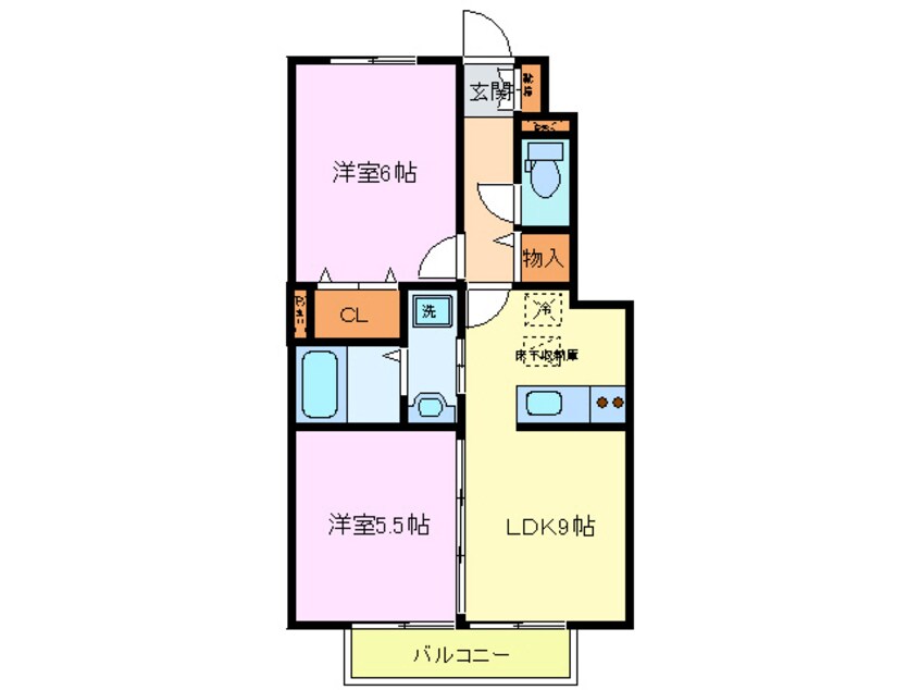 間取図 Fortuna2010