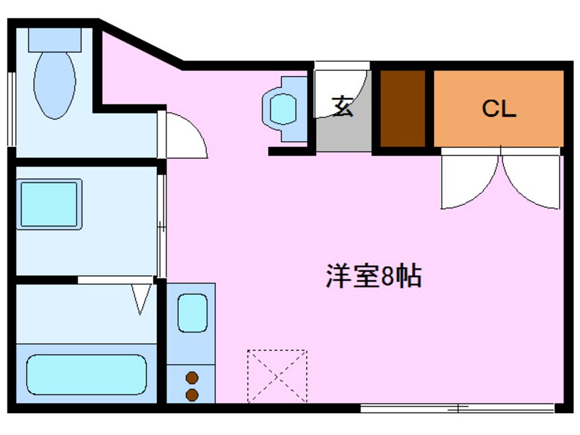 間取図 栄ビル