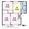 メゾン来光Ｃ 3DKの間取り