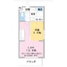 ボアーソルテ 1LDKの間取り