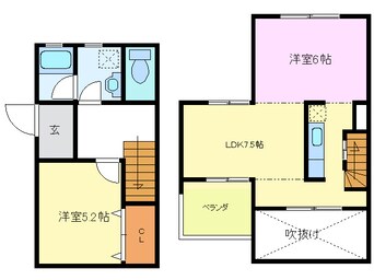 間取図 メゾンテラスわかば