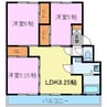 ＭＥＳＳＡＧＥ三島幸原 3LDKの間取り
