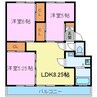 ＭＥＳＳＡＧＥ三島幸原 3LDKの間取り