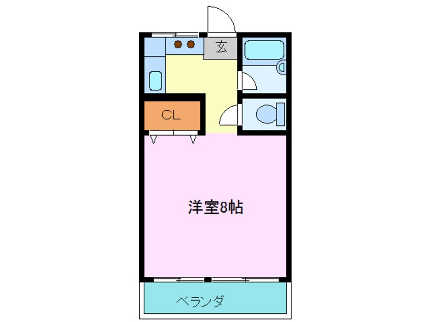 間取図 水口ハイツ