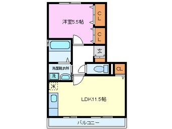 間取図 ＢＡＹ　ＨＯＵＳＥⅡ