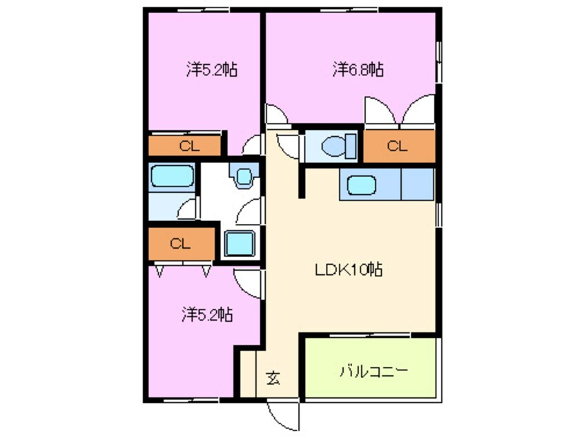 間取図 ナベ設計ビル