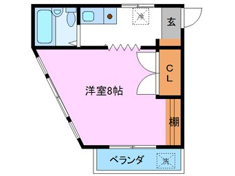 間取図 シャトルコーポ原田