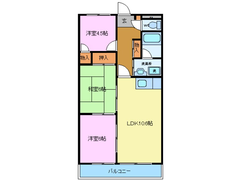 間取図 グランペール函南