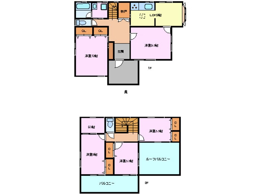 間取図 萩戸建