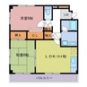 シークレフ 2LDKの間取り