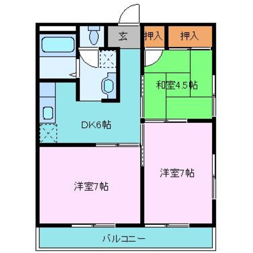 間取図 メゾン小山