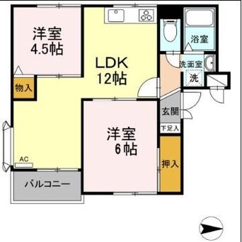 間取図 コンフォート杉山