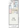 MONAVALE 1Rの間取り