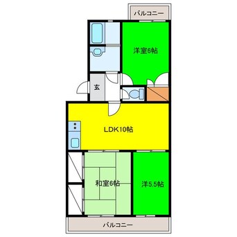 間取図 ハイライフ藤