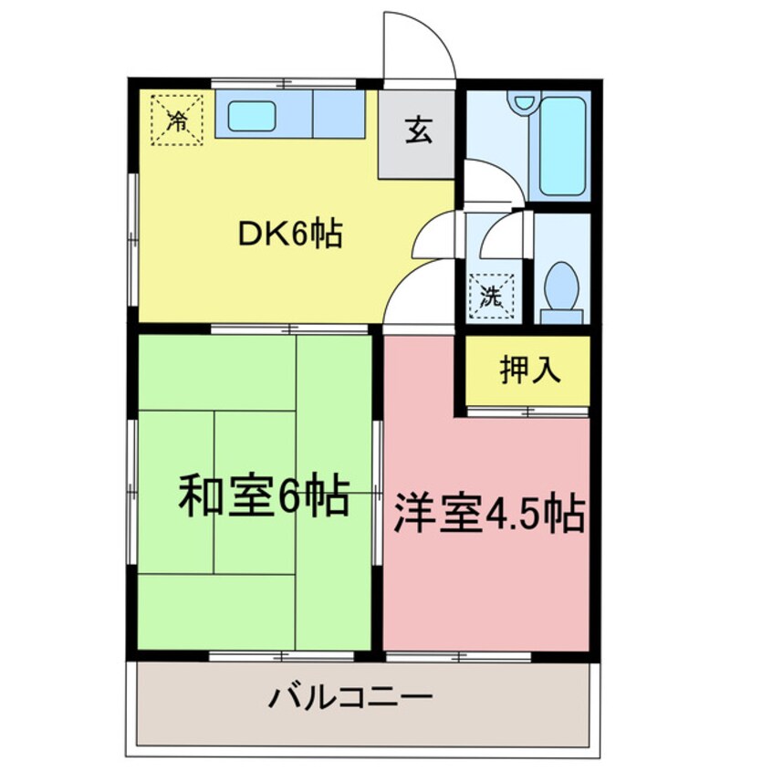 間取図 サンサーラ上沢