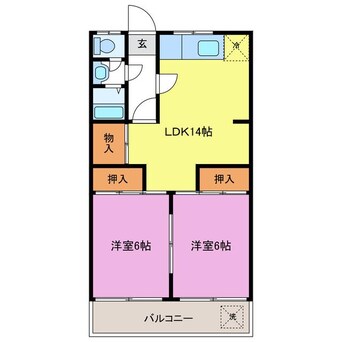 間取図 第一セダーマンション