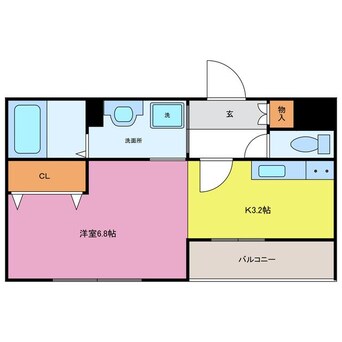 間取図 West Cuore