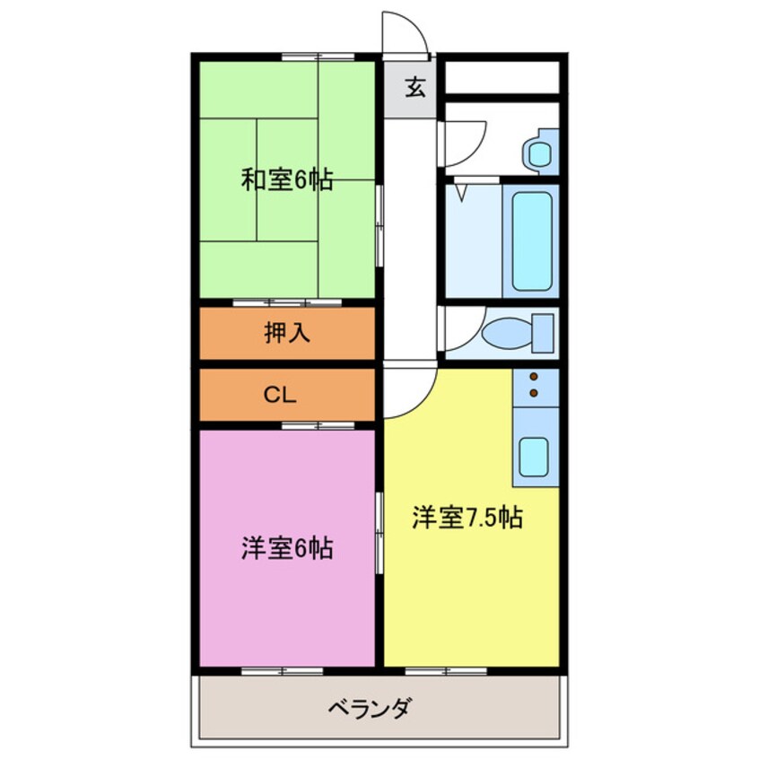 間取図 シティ伏見