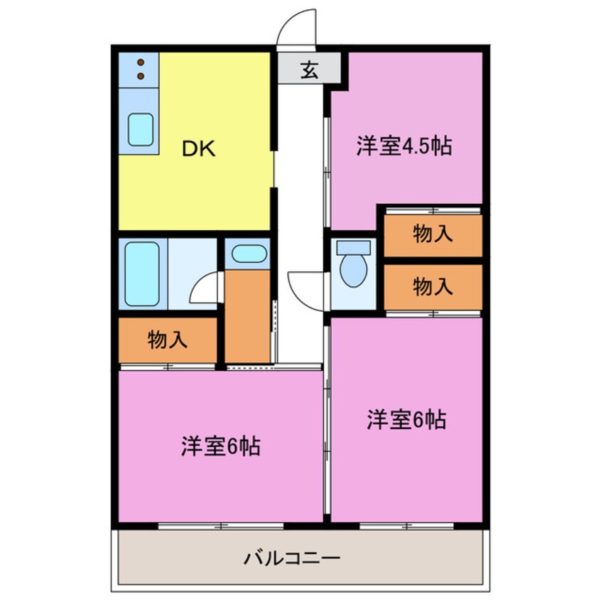 間取図 黄瀬川ハイツ