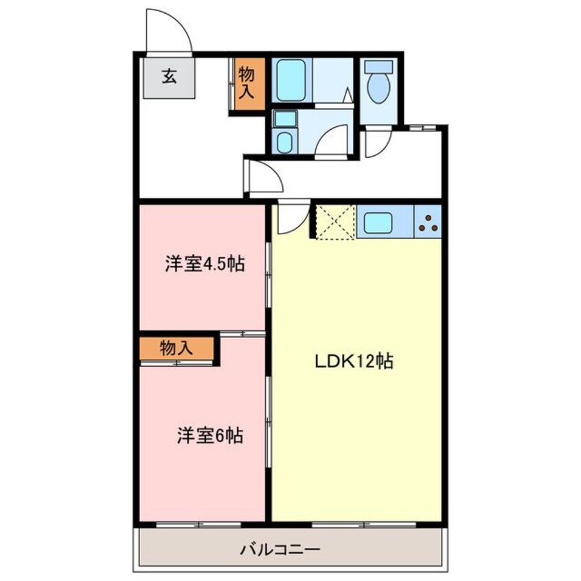 間取図 メゾンホワイトウィング