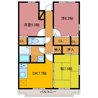 間取図 ジェンティーレ