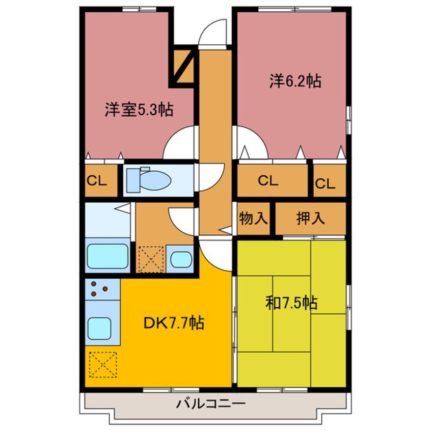 間取図 ジェンティーレ