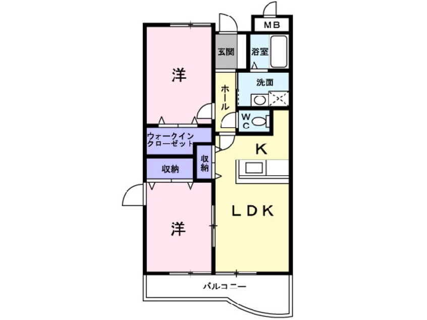 間取図 レインボー２１