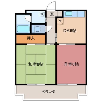 間取図 ウエストフィールドⅡ