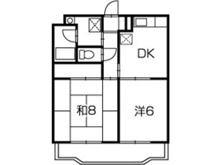 間取図 ウエストフィールドⅡ