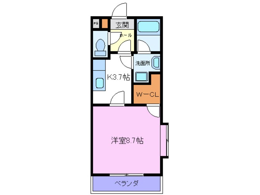 間取図 サンラック・Ｋ