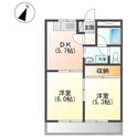 グリーンフィールドの間取図