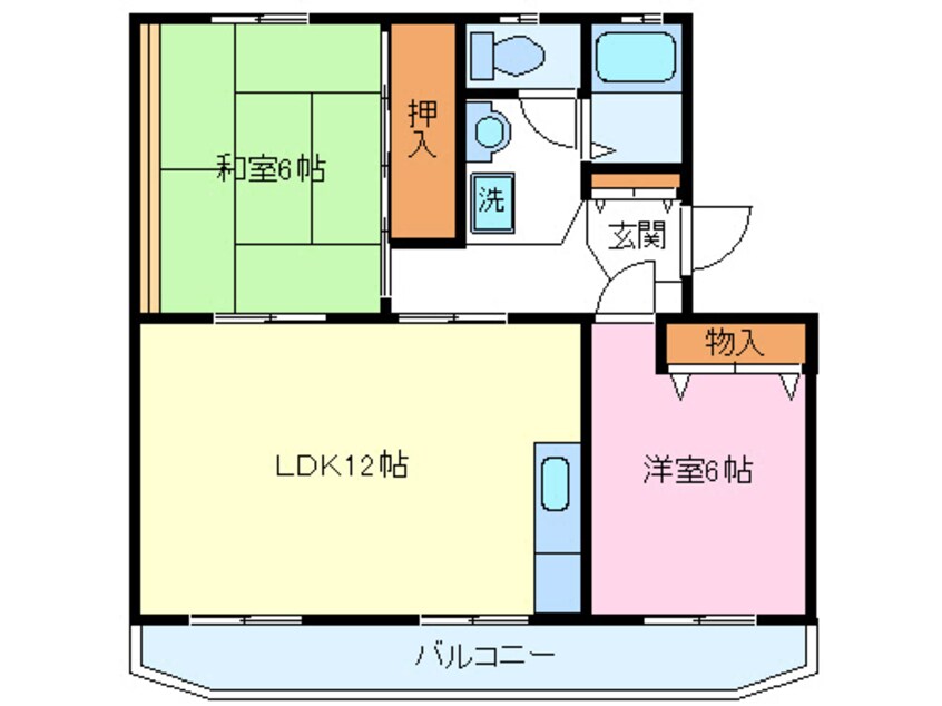 間取図 メゾンドールⅠ