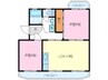 カターラ三清 2LDKの間取り