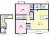 シャルム　ドゥー 2LDKの間取り