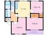キャロットハウス 3DKの間取り