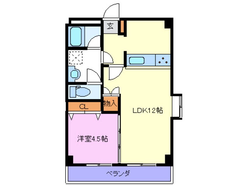 間取図 ビューコート久保壱番館