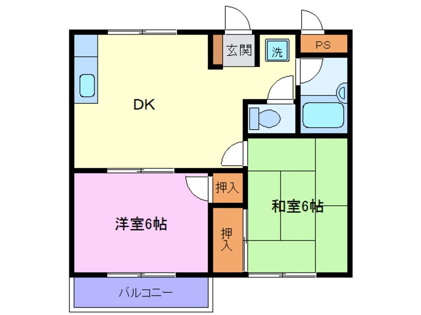 間取図 サンハイツＡ