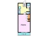 小坂マンション 1Kの間取り