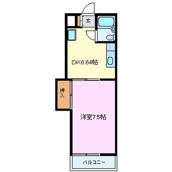 間取図 メゾン富士