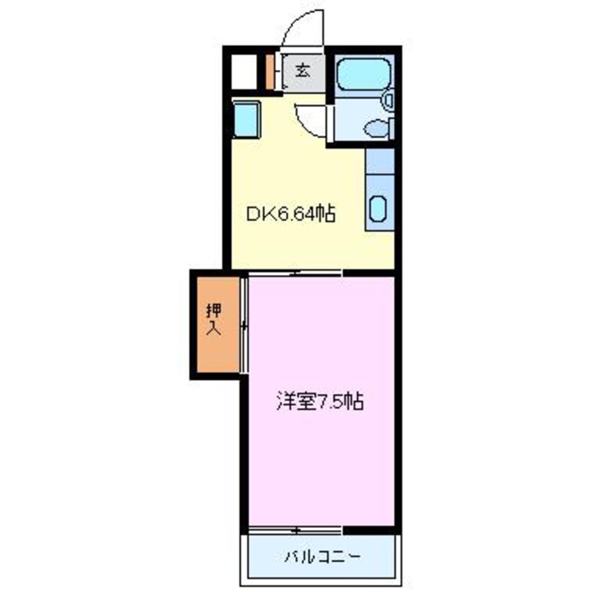 間取図 メゾン富士