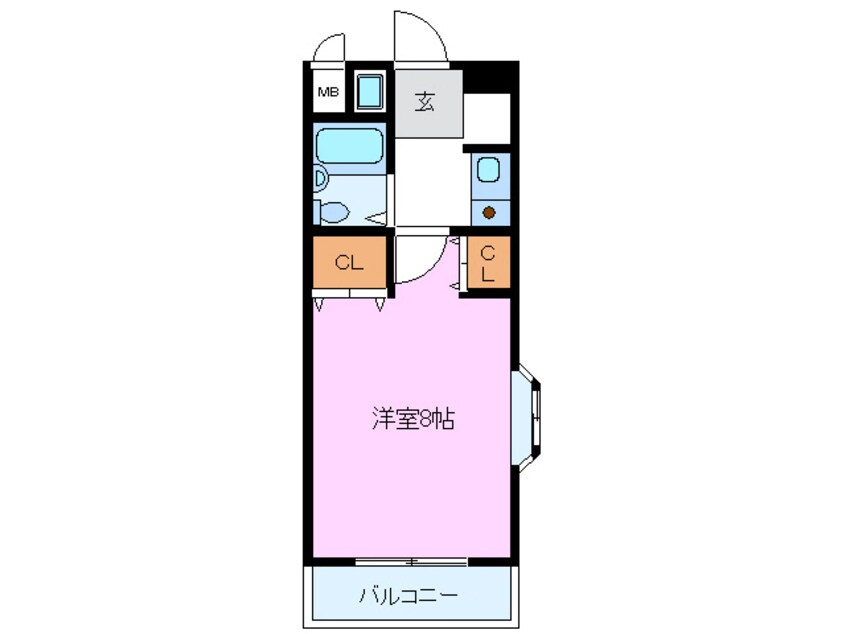 間取図 フジスポーツビル