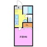 ピュアコート 1Kの間取り