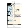 ル・レーヴ 1LDKの間取り