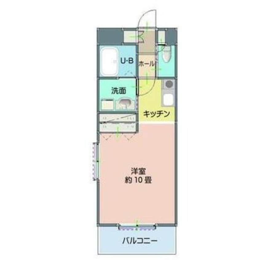 間取図 ベルデ長泉