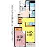松東017 1LDKの間取り