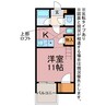 セザンヌ松井 1Rの間取り