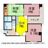 カーサ豊橋 3DKの間取り